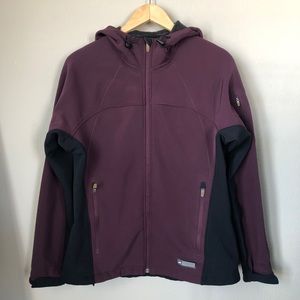 REI Womens Fleece Lined Jacket, Burgundy, Size M